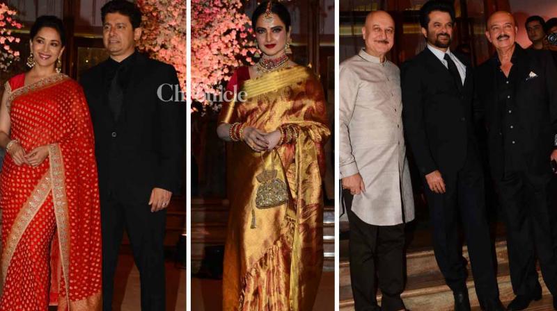 Rekha, Madhuri Dixit, Anil Kapoor, others make this wedding a grand one