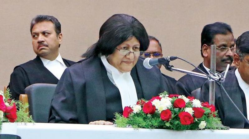 Justice Indira Banerjee, chief justice of Madras HC