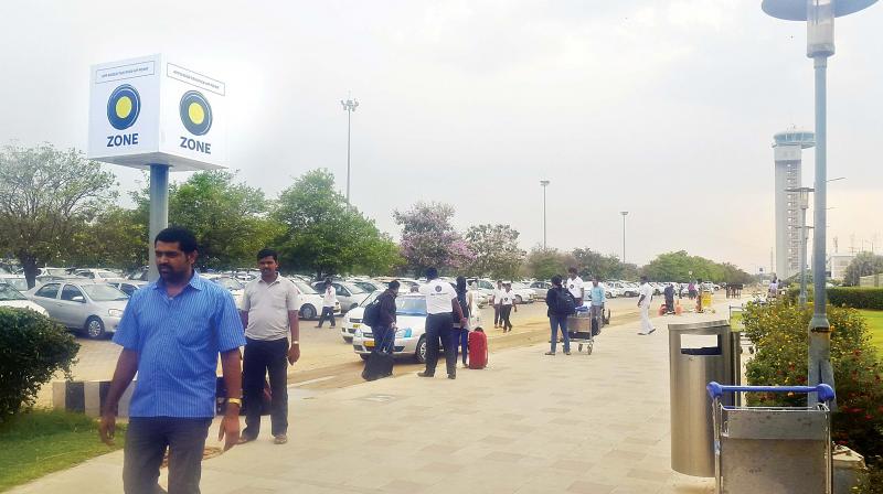 Ola zone at Kempegowda International Airport in Bengaluru (Photo: DC)