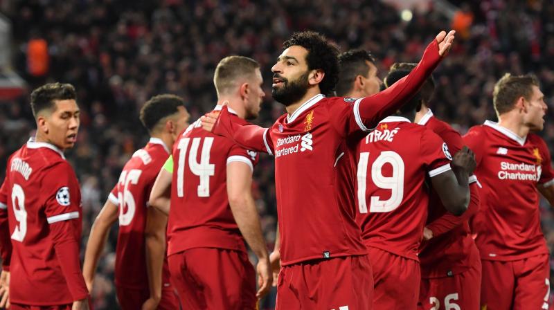 A pair of superbly taken goals from Mohamed Salah, against his former club, gave JÃ¼rgen Klopp side a 2-0 lead at halftime and Liverpool simply ripped AS Roma apart after the break. (Photo: AFP)