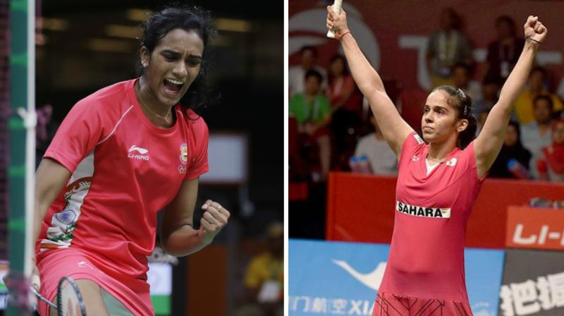 PV Sindhu defeated Japans Saena Kawakami 21-16, 23-21 to set up a an all-Indian quarterfinal clash against Saina Nehwal. (Photo: AFP / AP)