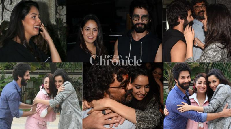 Hugs galore: BGMCs Shahid, Shraddha, Yami, team have gala time before release