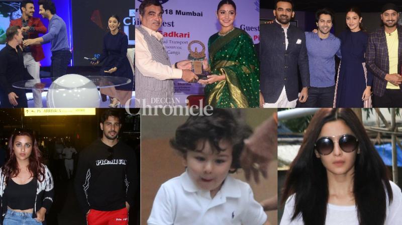 Anushka honoured, bonds with cricketers alongside Varun, other stars clicked