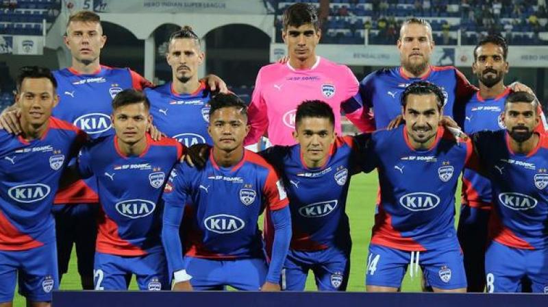 Indian Super League (ISL) outfit Bengaluru FC on Tuesday offered to play an exhibition match against Real Kashmir in Srinagar to support the I-League debutants after defending champions Minerva Punjab FC pulled out of their match, citing security concerns in the wake of Pulwama terror attack. (Photo: ISL Media)