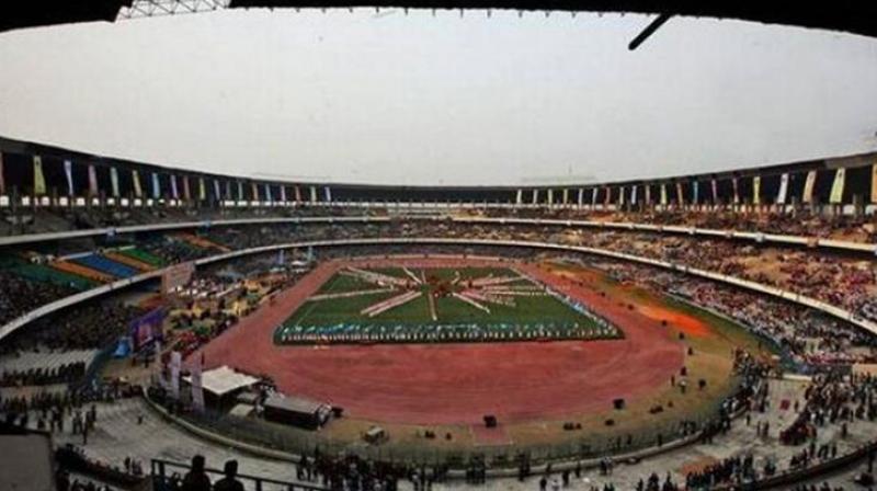 The Salt Lake stadium in Kolkata will host the final of the FIFA U-17 World Cup. (Photo: PTI)