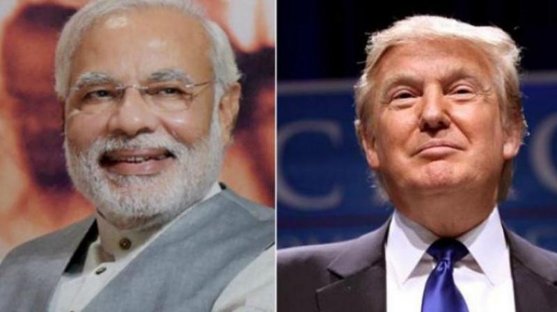 Prime Minister Narendra Modi and US President Donald Trump. (Photo: PTI/AP)
