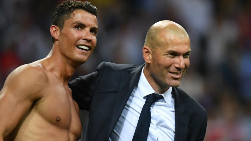 Zinedine Zidane takes charge of his 100th match as a coach when Real Madrid face Legia Warsaw. (Photo: AFP)