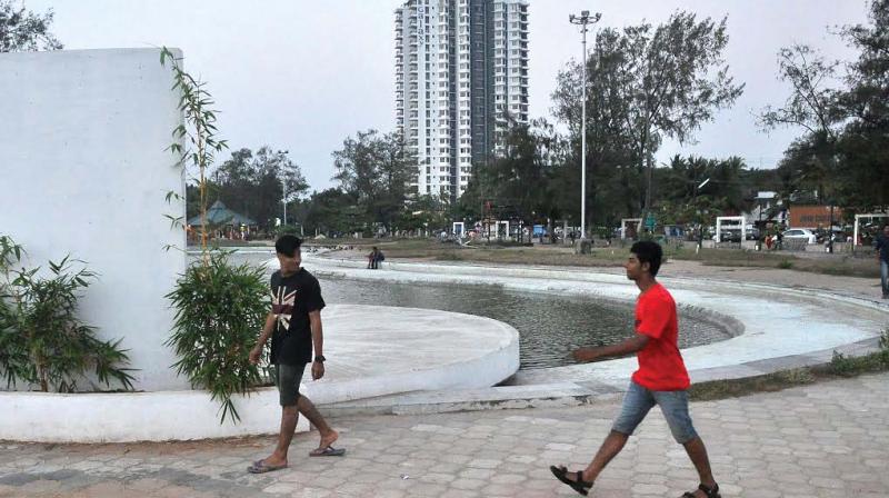 A view of the open stage at Butt road beach park. (Photo: DC)