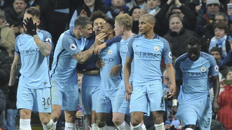 Manchester City advanced to the FA Cup quarter-finals with an emphatic 5-1 victory over Championship side Huddersfield.