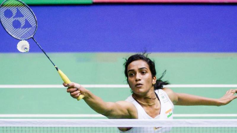 Sindhu dominated right from the start of the game. She raced ahead of her opponent and registered a convincing 21-13 win in the first game. (Photo: AFP)