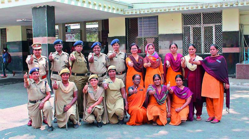 The South Central Railways (SCR) significant stride to turn the Vidyanagar and Begumpet railway stations in the twin cities to All-Women Employees Stations has brought smiles on the faces of the women staff.