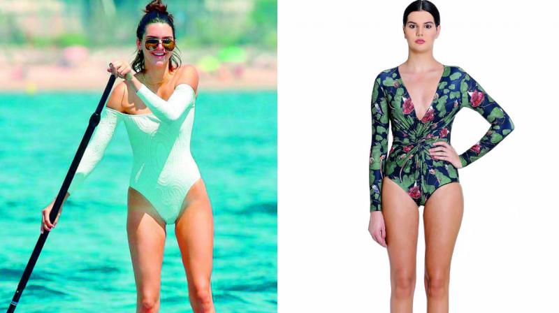 The likes of Serena Williams, Beyonc©, Kendall Jenner, Shay Mitchell and many other celebs have time and again been spotted in full-sleeved one-pieces, making for a pretty picture by the seaside.