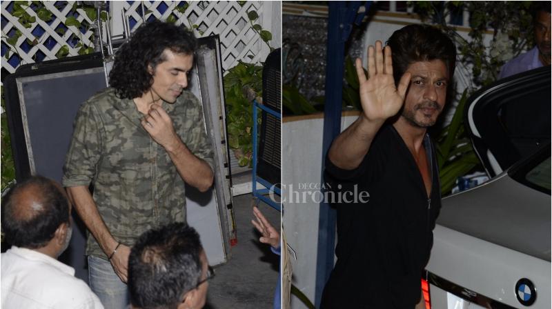 Shah Rukh Khan snapped shooting for Imtiaz Alis next