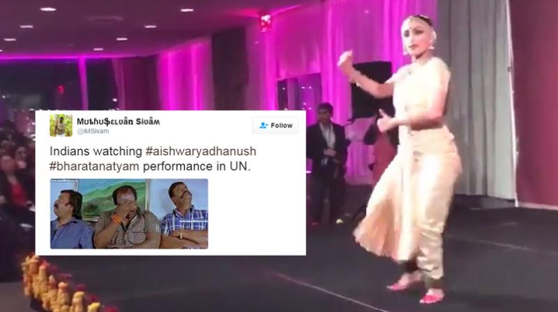 Pathetic: Twitter trolls Aishwaryaa Dhanush for her Bharatnatyam performance at UN