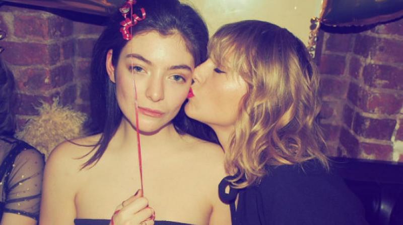 Lorde snapped with Taylor Swift (Photo: Instagram)