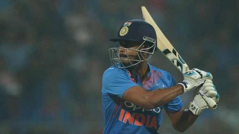 iShreyas Iyer contributed 30 runs in the third T20 against Sri Lanka. (Photo: BCCI)