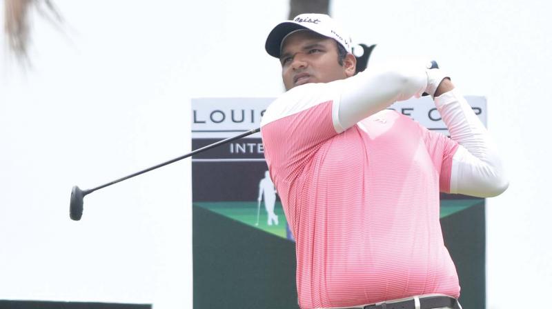 Udayan Mane in action on day two of the Louis Philippe Cup in Bengaluru on Wednesday.