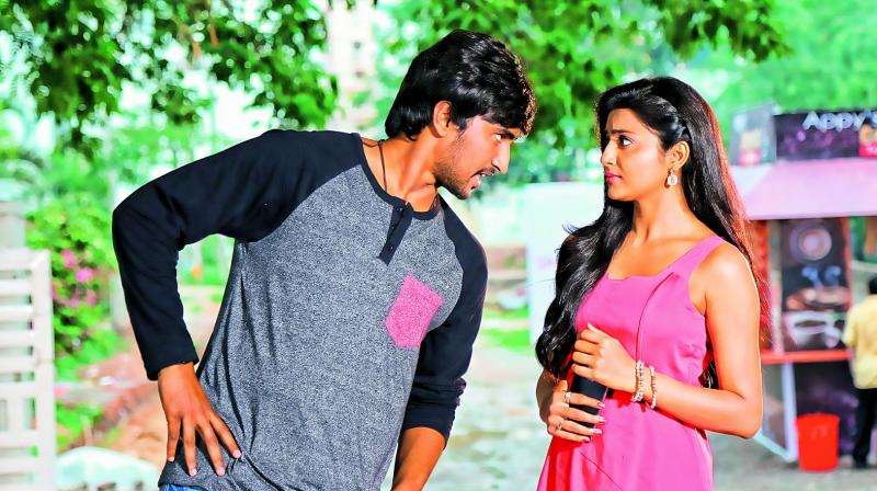 Young love: Actors Harish and Avantika are the protagonists in Vaisakham which is set to release this summer.