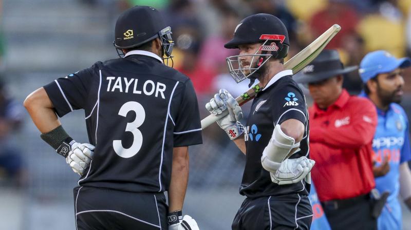 The duo had 15 seconds to challenge the decision but with no indications from Williamson, Taylor walked back to the pavilion. (Photo: AP)