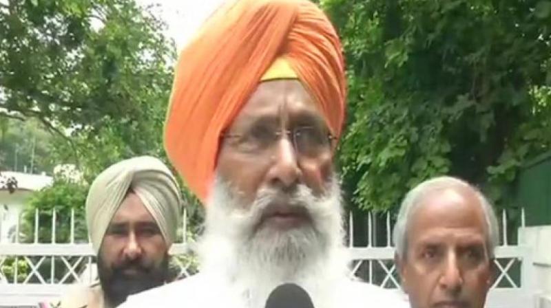 SAD leader Sukhdev S Dhindsa claimed that the party was earlier told by the BJP-led NDA to keep their Member of Parliament Naresh Gujral prepared for a contest for the post. (Photo: Twitter)