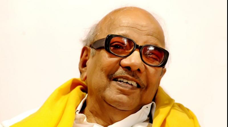 Karunanidhi for the last two years, he was confined to his Gopalapuram residence since he fell ill in October 2016, managing to faintly recognise people with his wide trademark smile. (Photo: Twitter/@kalaignar89)