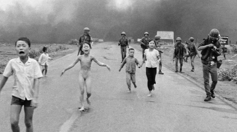 The picture was aken by Vietnamese photographer Nick Ut Cong Huynh for Associated Press, the picture was honoured with the Pulitzer Prize. (Photo: AP)