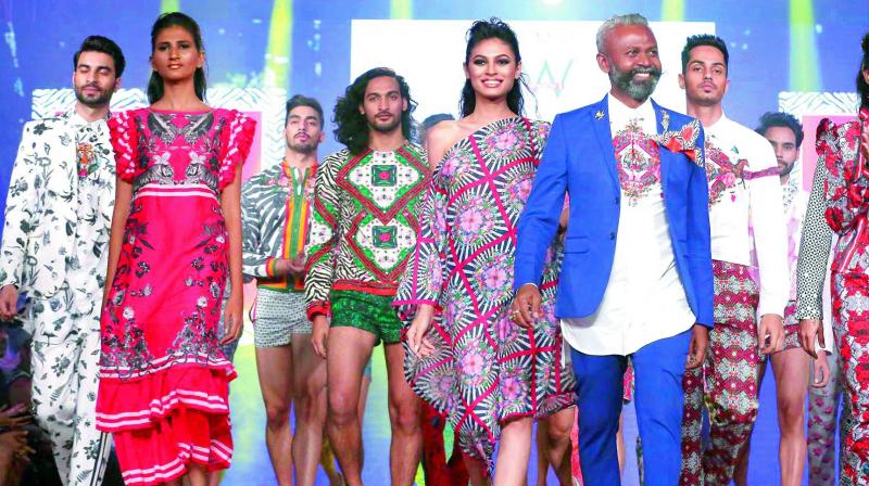 He has looked up in awe at the fashion industry from the age of eight  From reading about the acclaimed designer Ritu Beri to following design stories, he has been persistent.  (Photo: DC)