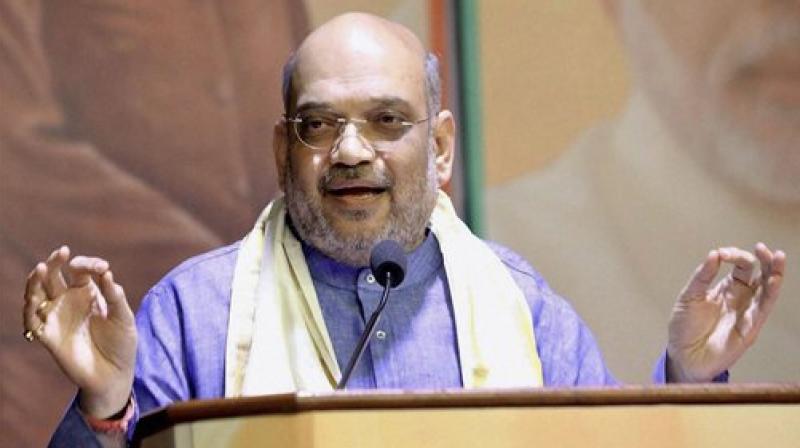 Addressing a convention of the party in Delhi, Shah said among all the political parties in the country, only the BJP and the Communist party have internal democracy. (Photo: PTI)