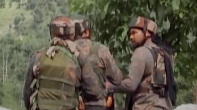 The encounter began after militants opened fire on security forces who were carrying out a search operation in Satoora forest area of Tral. (Representational Image)