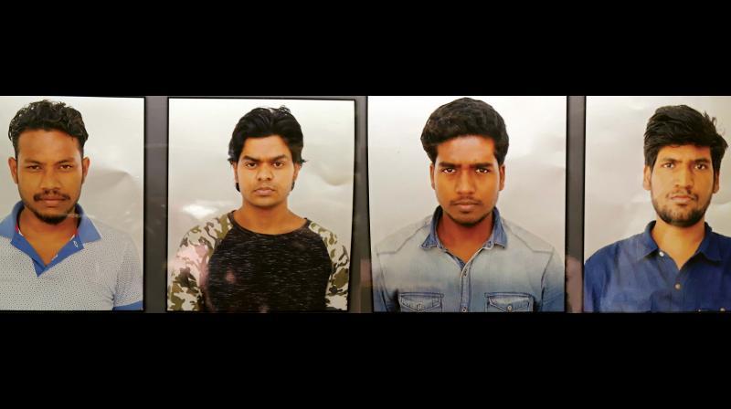 The main accused,Biplav Kumar, Surajkumar, Sushil Kumar and Kapil Dev Suman. (Photo: DC)