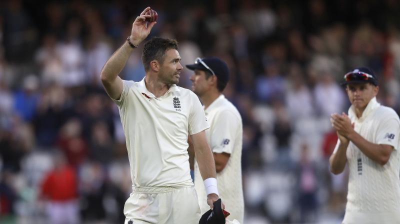 James Anderson, 36, made his Test debut in 2003 and has played 141 Tests for England. (Photo: AP)