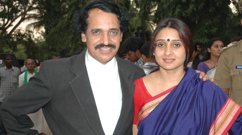 TN Seetharam with Malavika Avinash