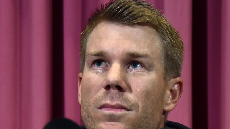 â€œTheres a tiny ray of hope that I may one day be given the privilege of playing for my country again but Im resigned to the fact that that may never happen again,â€ said David Warner. (Photo: AFP)