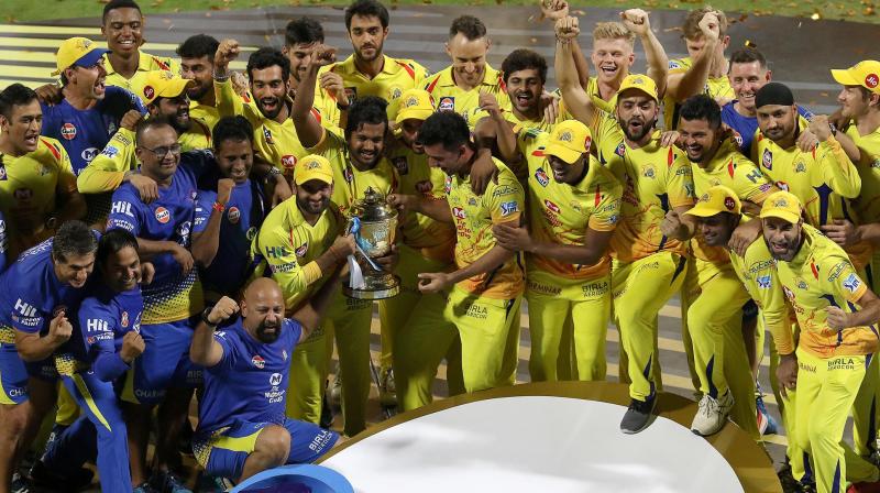 CSK returned to a victorious homecoming with fans cheering at the airport and at the team hotel. (Photo: BCCI)