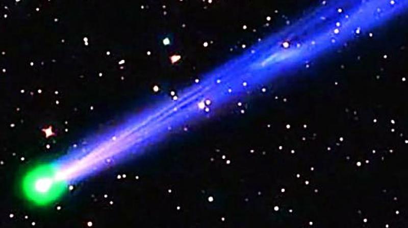 The comet 45P/Honda-Mrkos-PajduÅ¡Ã¡kovÃ¡ returns to the inner solar system about every five years.