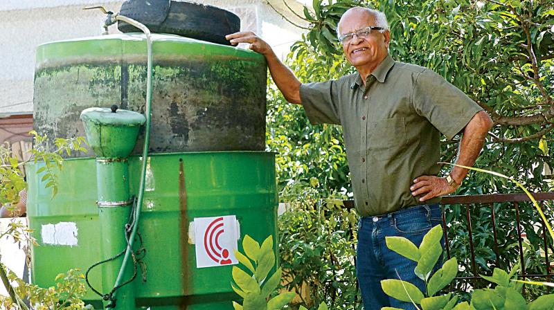 At 78, Mr N.S Ramakanth is hard at work to persuade people to segregate their garbage in their homes and offices and hopes to return to Bengaluru its title of   Garden City.