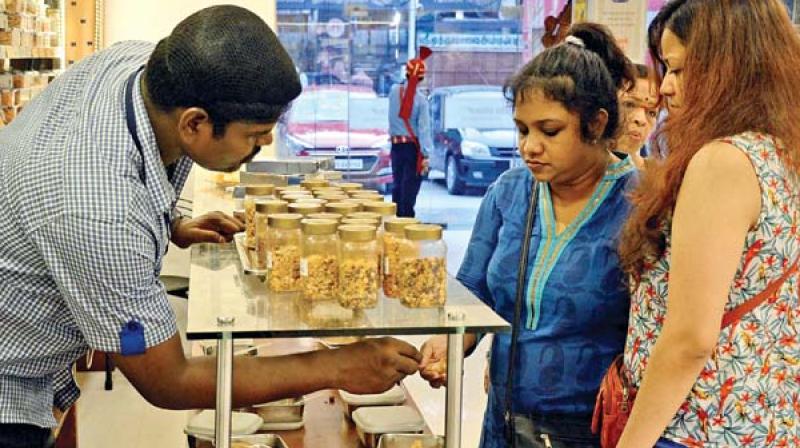 GHMC on Friday slapped Rs 10,000 fine on a sweet and savouries company in Suraram.