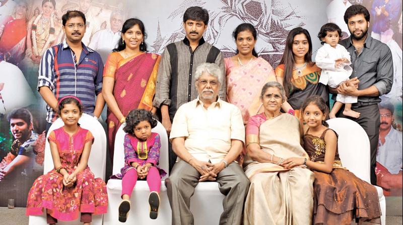 Mohan, Raja, Ravi and family