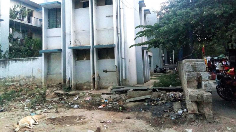The waste dump at Indiranagars ESI quarters.