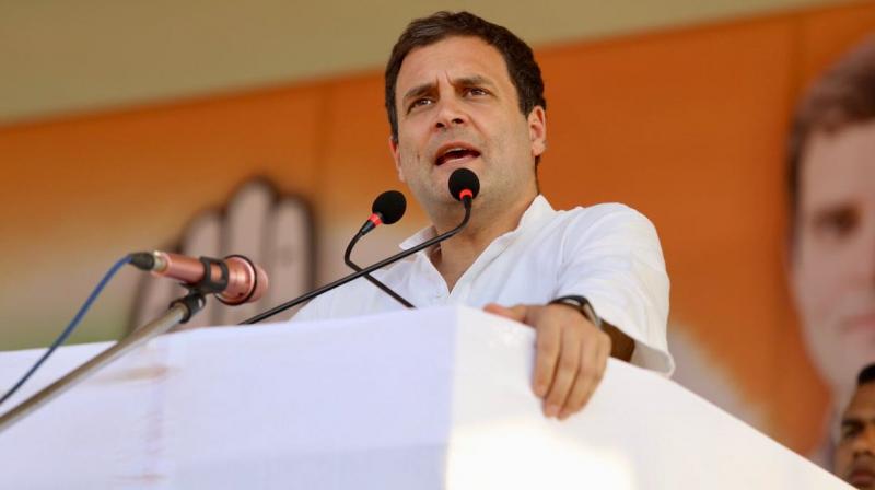 During the three-day visit, Congress chief Rahul Gandhi will address public meetings in Kolar, Bengaluru rural, Chikkballapura, Tumakuru districts and Bengaluru city.(Photo: Twitter/@INCIndia)