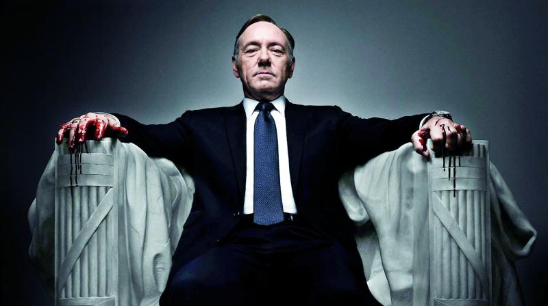 While House of Cards has given us some incredible  performances by every actor involved in the series, it was spacey who kept the  otherwise bit-of-a-stretch show going.