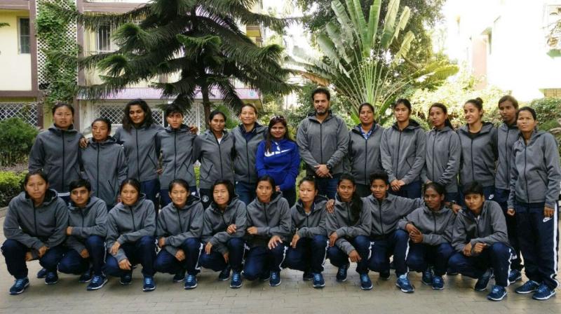 India team are aiming for their fifth straight SAFF Womens Championship title. (Photo: AIFF)