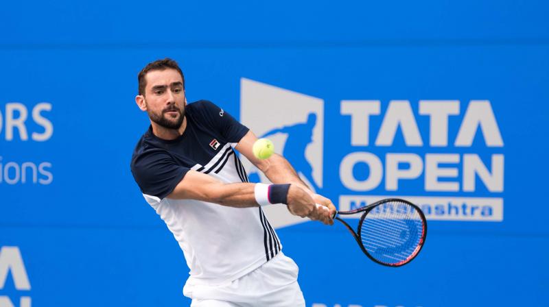Inspite of winning the first set 6-1, Cilic continued to struggle in the second and third set against Gilles Simon who forced him to make unforced errors throughout the match.