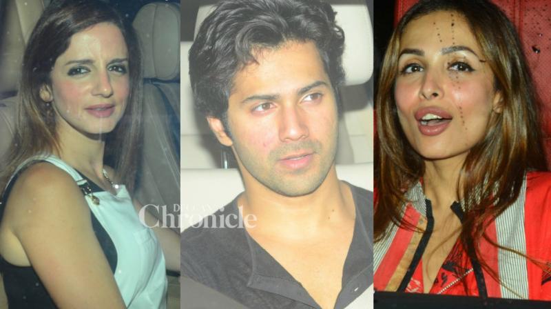 Varun, Malaika, Sussanne, others in party mode for Neha Dhupias birthday