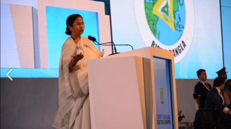 Banerjee said that during the two-day summit, 1,046 B2B, 40 B2G meetings were held and more than 110 MoUs were signed. (Photo: bengalglobalsummit.com)