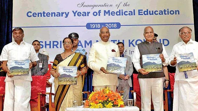 In his address at the centenary celebrations of Medical Education Programme of Christian Medical College here, Kovind said the country was experiencing a â€œtransitionâ€, which is associated with multiple challenges in disease control that have to be managed simultaneously.