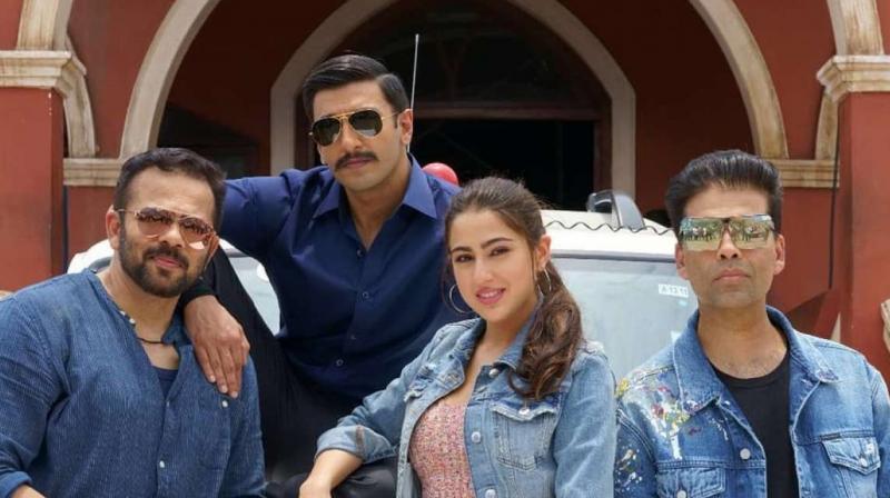 The Ranveer Singh-Sara Ali Khan film is the first time Rohit Shetty and Karan Johar have collaborated on a film.