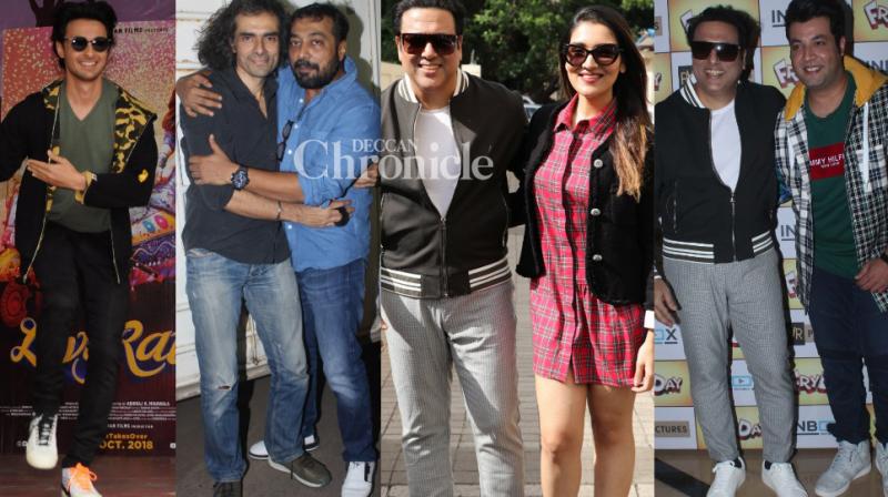 Govinda-Varun to Fry your Day, Anurag, Aayush go out for their films too