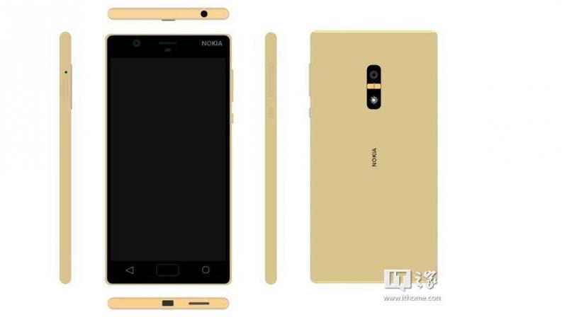 The images also revealed that the Black and White variants of Nokia D1C will have a metal frame and polycarbonate back cover, while the Gold Nokia D1C will feature all metal-unibody design. (Photo: nokiapoweruser.com)