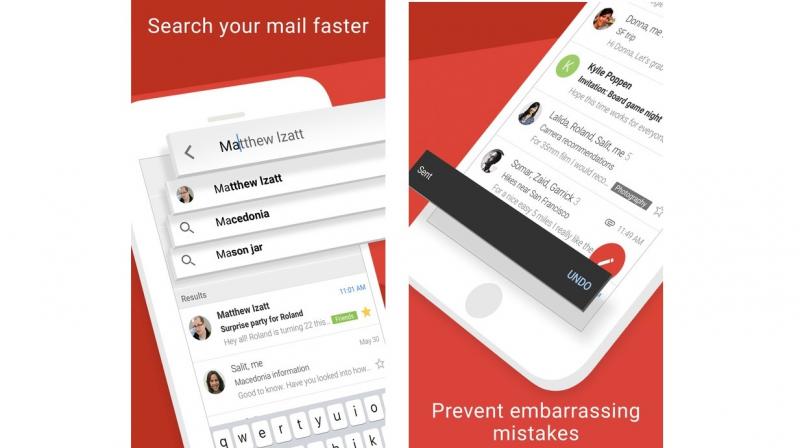 The fresh new look includes Undo Send feature from the Gmail version available on the web.